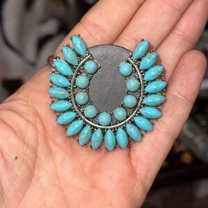 Myra Naja Faux Turquoise Pop Socket